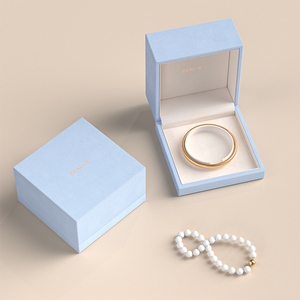 Bán buôn tùy chỉnh nhung đổ xô hộp đồ trang sức biểu tượng cá nhân bao bì đồ trang sức cho các cửa hàng bán lẻ - Product Image 4