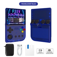 Nouvelle console de jeu portable open source F35V pas chère, écran IPS de 3,5 pouces, plus de 15 000 jeux rétro 3D sans fil, RPG, jeux d'arcade