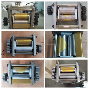 Mesin pembungkus pangsit otomatis <span class=keywords><strong>Mini</strong></span>, mesin penekan adonan Desktop kondisi baru Aplikasi pabrik tepung 1 tahun - Product Image 5