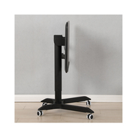 Bureau portable ADA pour ordinateur portable, réglable en hauteur par vérin pneumatique, inclinable et mobile