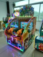 Machine de jeu vidéo à eau glacée à jetons pour enfants Arcade Interactive Iceman Crazy Water pour centre de jeux intérieur