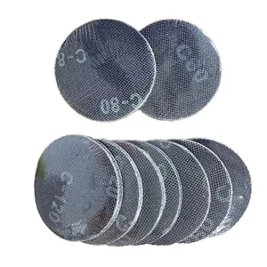 Factory Customized Hook Loop Dust Free Silicon Carbide Screen Abrasive Disc 6/9 Inch Mesh Net Sanding Disc For Auto Polishing