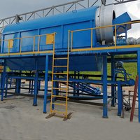 Trommel pour déchets solides municipaux trommel de recyclage des déchets trommel écran rotatif trommel écran machine