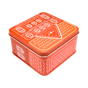 Tùy chỉnh Cookie lon thiếc kẹo Cookie bánh vuông kim loại lon thiếc thực phẩm tinplate hộp - Product Image 6