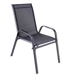 كرسي من Teslin مريح يسمح بالتهوية للاسترخاء في الهواء الطلق من المصنع الأكثر مبيعًا كرسي حديقة قابل للتكديس - Product Image 3