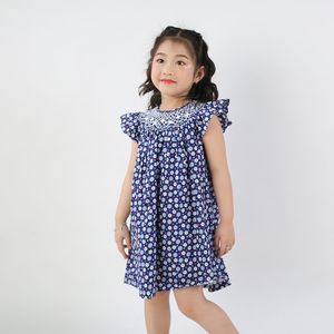Trung Giang Fashion's Casual 100% Cotton <b>Princess</b> <b>Dress</b> for Baby <b>Girls</b> Smocked Short Customized Design by Manufacturer - Product Image 2