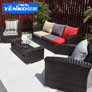Asiento de sofá personalizado para Patio al aire libre, cojines de repuesto impermeables, funda de <span class=keywords><strong>almohada</strong></span> para cojín y banco de jardín - Product Image 6