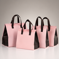 Sac isotherme jetable pour emporter, sac isotherme portable en non-tissé pour l'extérieur, sacs de courses et de déjeuner