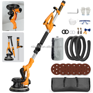 Lijadora Orbital para Paneles de Yeso con Luz LED y Aspiradora, Pulidora de Masilla para Paredes, Portátil, Recargable, Eléctrica - Product Image 6