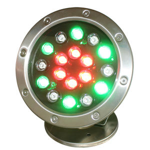 Projecteur led étanche conforme à la norme DMX512, <span class=keywords><strong>spot</strong></span> lumineux submergé pour un étang, 18x15x1W - Product Image 3