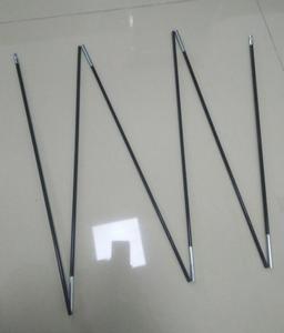 Poteaux de tente pliables en fibre de verre de 11 mm, robustes, pour moustiquaires - Product Image 6