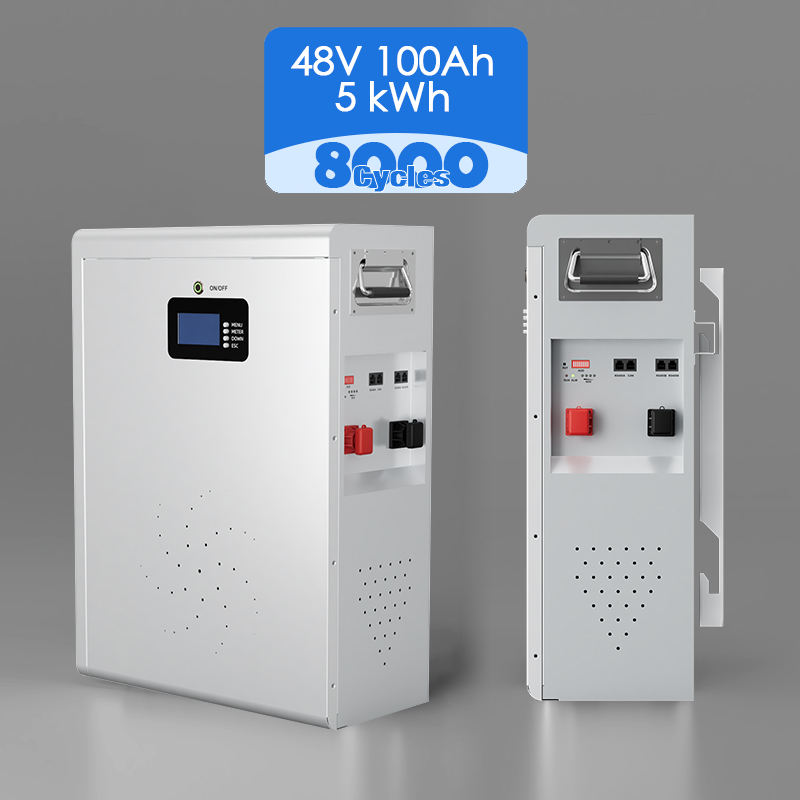 51.2V 100Ah 5kwh button LCD