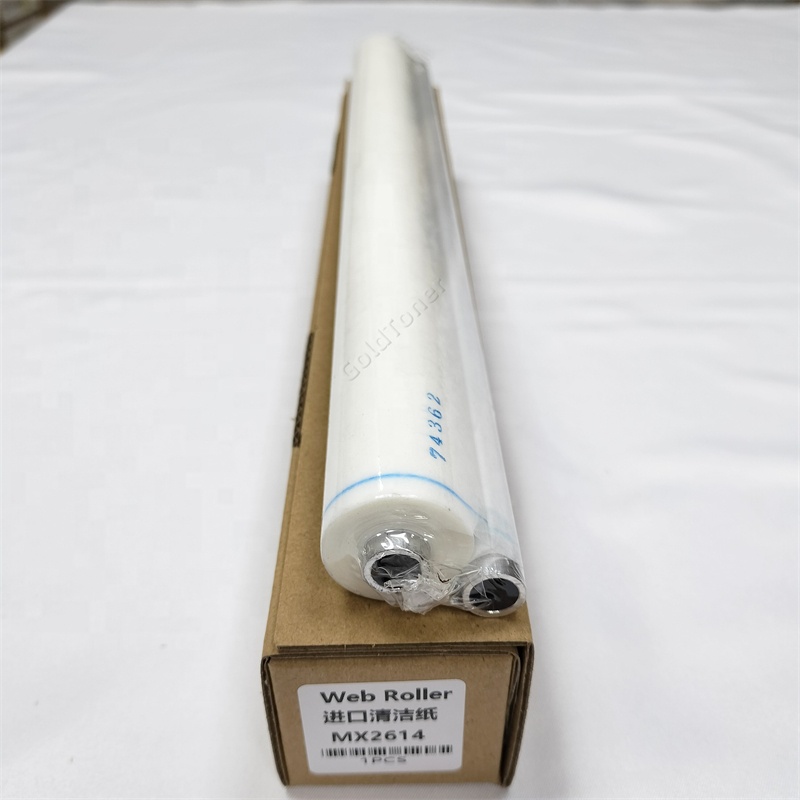Compatible MX-2614 Fuser Cleaning Web Roller for Sharp Copiers