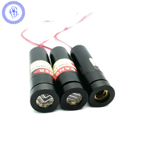 Module de diode laser à ligne rouge à angle d'éventail de 30 degrés 650nm 5mW Laser 5v
