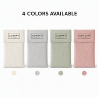 Pochette cadeau en jute naturelle écologique, sac à vêtements, sac à main personnalisé avec logo imprimé, pochette de rangement en coton