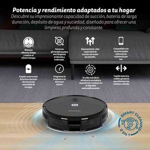 Aspirateur robot Graunkel avec aspiration de 5000 Pa, navigation laser et contrôle Wi-Fi pour le nettoyage domestique - Product Image 5