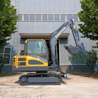 TKMACH 5 tonnes Mini excavatrice CE Prix bon marché Petite excavatrice 5 t Nouveau moteur Bagger digger