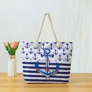 Sac fourre-tout en toile rayée personnalisé avec logo imprimé, recyclable, de haute qualité, coloré – Offre Spéciale - Product Image 6