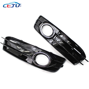 Luz antiniebla inferior para parachoques delantero de coche, cubierta de Rejilla cromada/negra para Audi <span class=keywords><strong>A3</strong></span> 8P <span class=keywords><strong>s</strong></span>-lines 2009 <span class=keywords><strong>2010</strong></span> 2011 2012 - Product Image 5