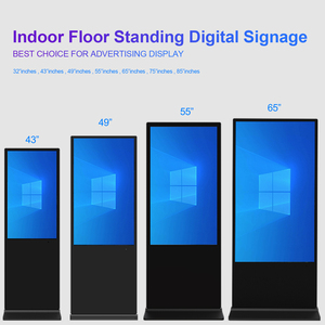 IFS65A 65-inch Indoor LCD Touch Kiosk <b>Display</b> with Floor Stand Speaker SDK Enabled for Retail Stores & Exhibition Halls - Product Image 2