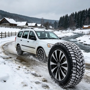 Neumático de Invierno EW 195/50R15 Grado H, Especial para Autos Deportivos de Bajo Perfil, Neumático de Repuesto con Gran Agarre para Carreteras Heladas a Alta Velocidad - Product Image 6