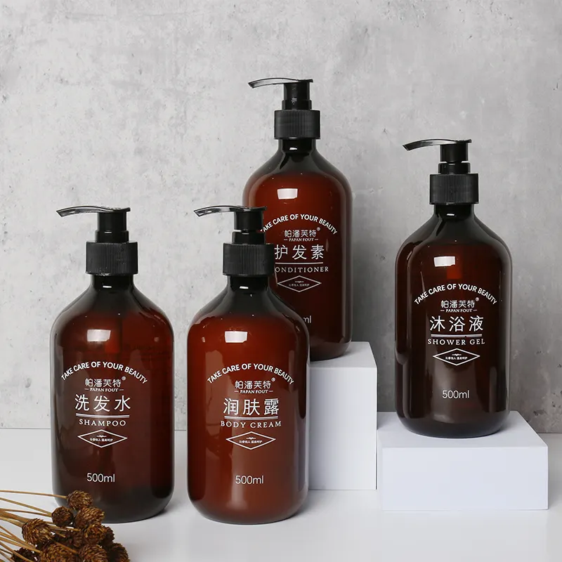 Ensemble de shampooing et de gel douche spéciaux, shampoing en vrac, pour <span class=keywords><strong>hôtel</strong></span>, barbier, bains, 500ml, 1 pièce