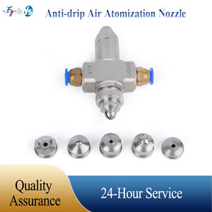 Pulvérisateurs de nettoyage Anti-goutte mélange d'eau buse d'atomisation en acier inoxydable pulvérisation pneumatique buse d'atomisation d'air buse de brouillard sec - Product Image 4