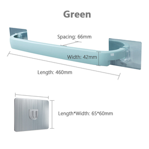 Hot Sale Factory Price Multifunctional <b>Wall</b>-<b>Mounted</b> Storage Rack NO Drilling Towel Bar Single Towel Rack <b>Wall</b> <b>shelves</b> - Product Image 3