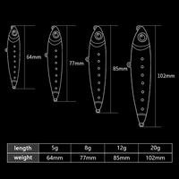 Umpan Pancing Apung LETOYO OEM 85mm 12g 100mm 20g Stickbait Air Asin Umpan Keras Plastik Umpan Pencil Lempar Jauh
