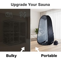 Sauna Portátil de Vapor de Alta Calidad para Interiores, Tipo Pop-up, para una Persona, Relajante, con Calefacción