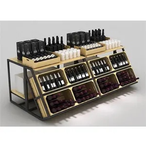 Meicheng Custom Wine Bottle Shelves Commercial Wine Rack Stackable Wine Storage Rack