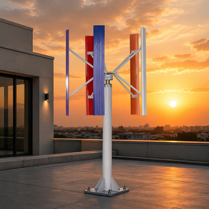 Éolienne verticale de toit 10KW, stable, la plus vendue, capture le vent de toutes directions, fournisseur H-10kw 10Kw Wind H-10kw - Product Image 1