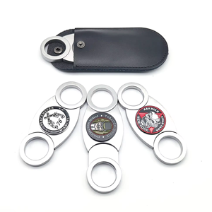 Nouveautés 2026 OCEAN Classic Coupe-cigares multifonctionnel en acier inoxydable avec logo personnalisé pour fumer - Product Image 2