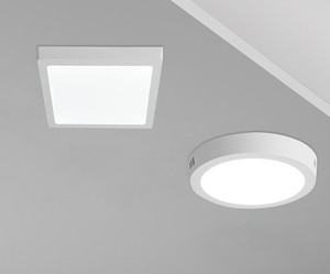 Ultra Slim <strong>Surface</strong> <strong>Mounted</strong> <strong>LED</strong> Panel <strong>Light</strong> Round &amp; Square, Bright Indoor Ceiling <strong>Light</strong> - Product Image 5