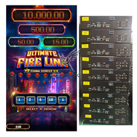 Original Ultimate Fire Link China Street Firelink PC Game Board-Permainan Balap Bahasa Inggris dengan Layar Vertikal dan Penerima Uang Kertas