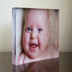 Khối Acrylic Thời Trang Rõ Ràng Acrylic Glass Block Độ Cứng Cao Đẹp Acrylic Photo Block Bán Buôn