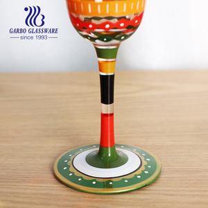 50 pièces, MOQ faible, meilleur <span class=keywords><strong>prix</strong></span>, meilleures ventes, fleurs, verres à vin peints à la main, 210 ml-370 ml, designs personnalisés, verres à vin, verres à <span class=keywords><strong>martini</strong></span> - Product Image 6