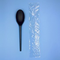 Café argent hôtels mariages poivre arc-en-ciel 150 couverts en plastique jetables cuillères fourchettes couteaux