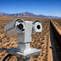 Cámara PTZ EO IR para Exteriores de Alta Resistencia, para Todo Clima, de Largo Alcance, para Protección Perimetral de Desiertos y Fronteras