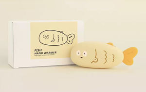 Chauffe-mains électronique rechargeable <span class=keywords><strong>de</strong></span> poche pour poisson <span class=keywords><strong>de</strong></span> dessin animé d'hiver 5000mAh Chargeur USB-C pour téléphone portable - Product Image 5