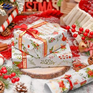 MAYPLUSS Christmas <b>Wrapping</b> <b>Paper</b> 17Inch X 33Feet Eco-Friendly Holiday Gift Wrap - Product Image 4