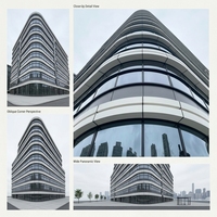Revêtement en aluminium moderne sur mesure pour centres commerciaux et villas – Service complet pour le projet de façade de bâtiment complet au Kazakhstan