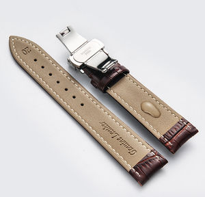 เพลิดเพลินไปกับสายนาฬิกาหนังวัวลายผีเสื้อชุดเครื่องมือนาฬิกาวินเทจสายหนังแท้12-24มม. - Product Image 5