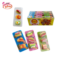OEM Fastfood forme Chewy Jelly Bonbons mous avec Cola/chips