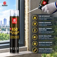 Mousse PU ignifuge SOZEN-A50 pour isolation thermique et remplissage de joints, classe de résistance au feu B2