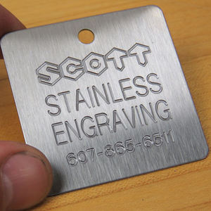 <span class=keywords><strong>Placa</strong></span> de Identificación de Aluminio <span class=keywords><strong>Grabada</strong></span> Personalizada para Oficina, Escritorio, Puerta, Buzón - Product Image 1