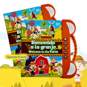 Libro Electrónico Grabable con Botones para Niños en Inglés y Español - Product Image 1