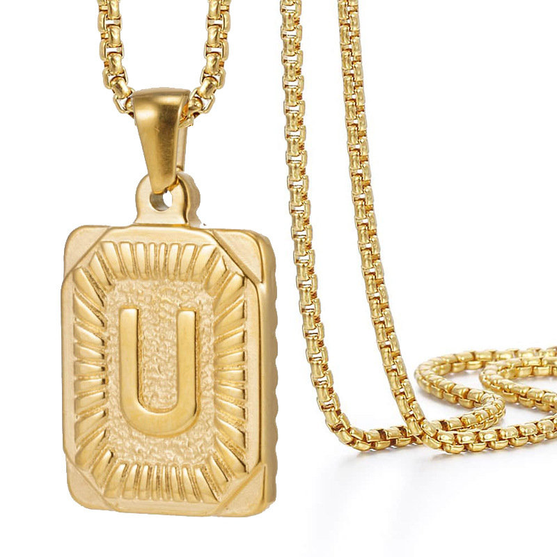 Gold U (including chain)