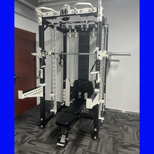 Venta al por mayor de fábrica: Máquina Smith para gimnasio en casa, entrenador multifuncional, máquina de ejercicios con cable cruzado, equipo de gimnasio multiestación - Product Image 3