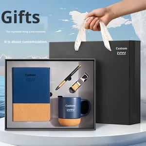 跨境A5创意笔记本马克杯套装商务礼品公司活动可定制带logo印刷 - Product Image 1